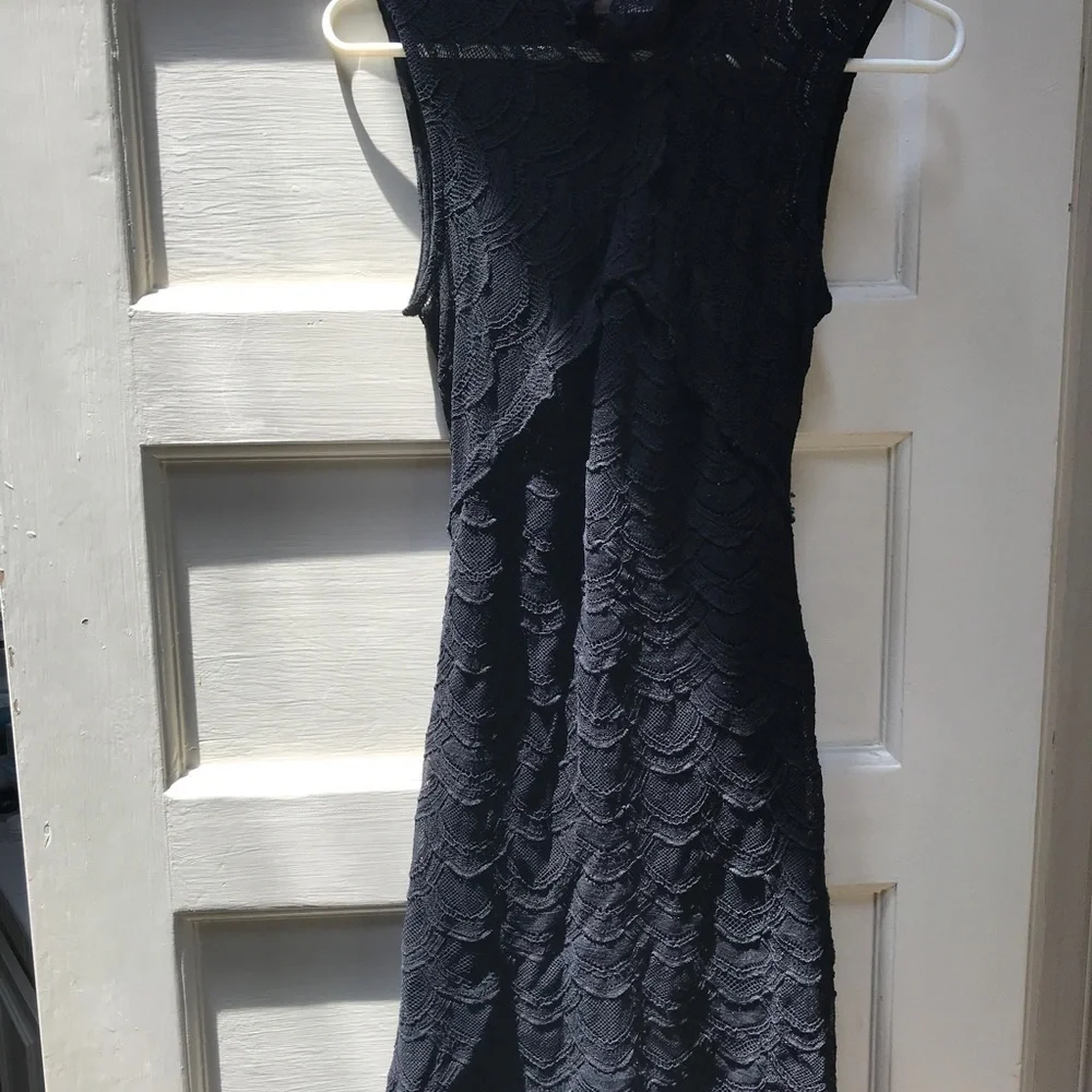 Nightcap black lace open back dress by free people super cute. Size 3 M /L - Picture 3 of 9